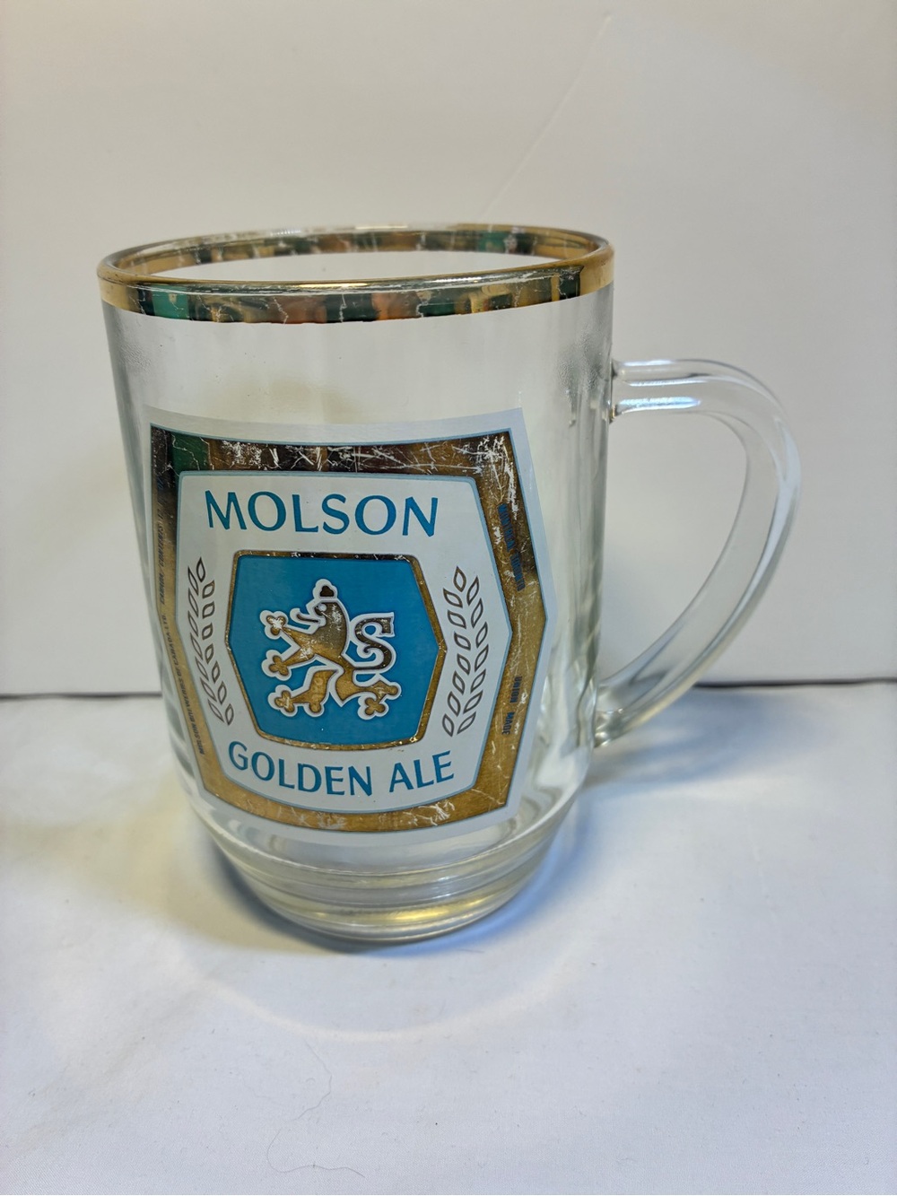 Rare Vintage Molson Golden Ale Mug Beer Canadian